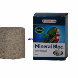 sali minerali per uccelli, pappagali media e grande tagliaorlux mineral block versele laga loro parque