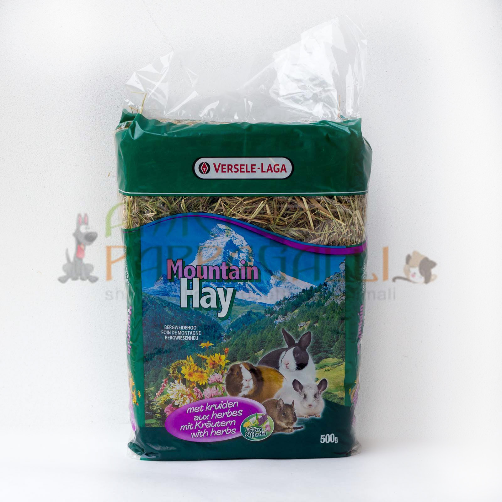 fieno di montagna Mountain Hair versele laga fibre herbs per conigli nani