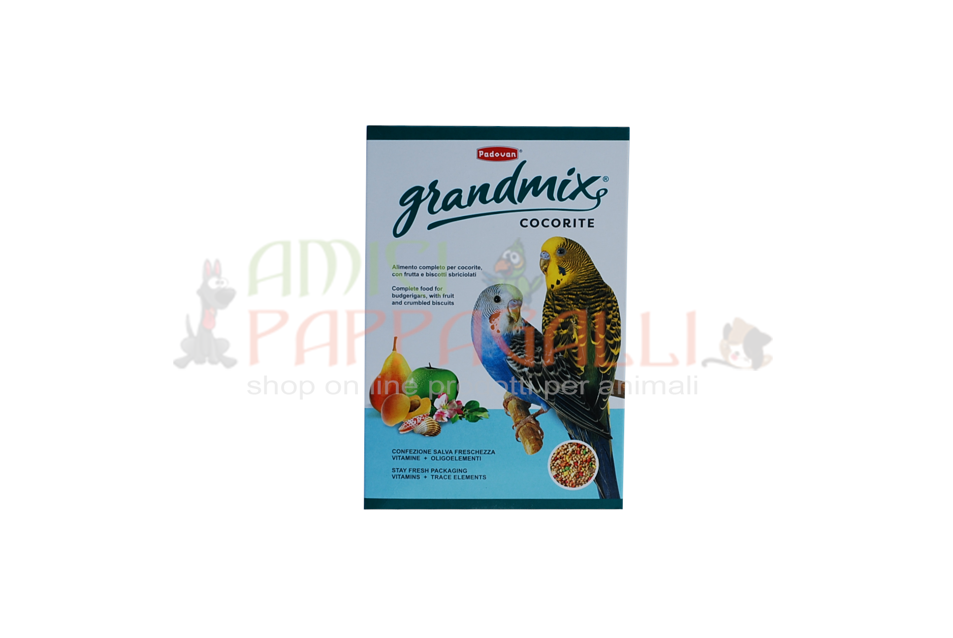 Padovan grandmix cocorite 1kg mangime vitaminizzato