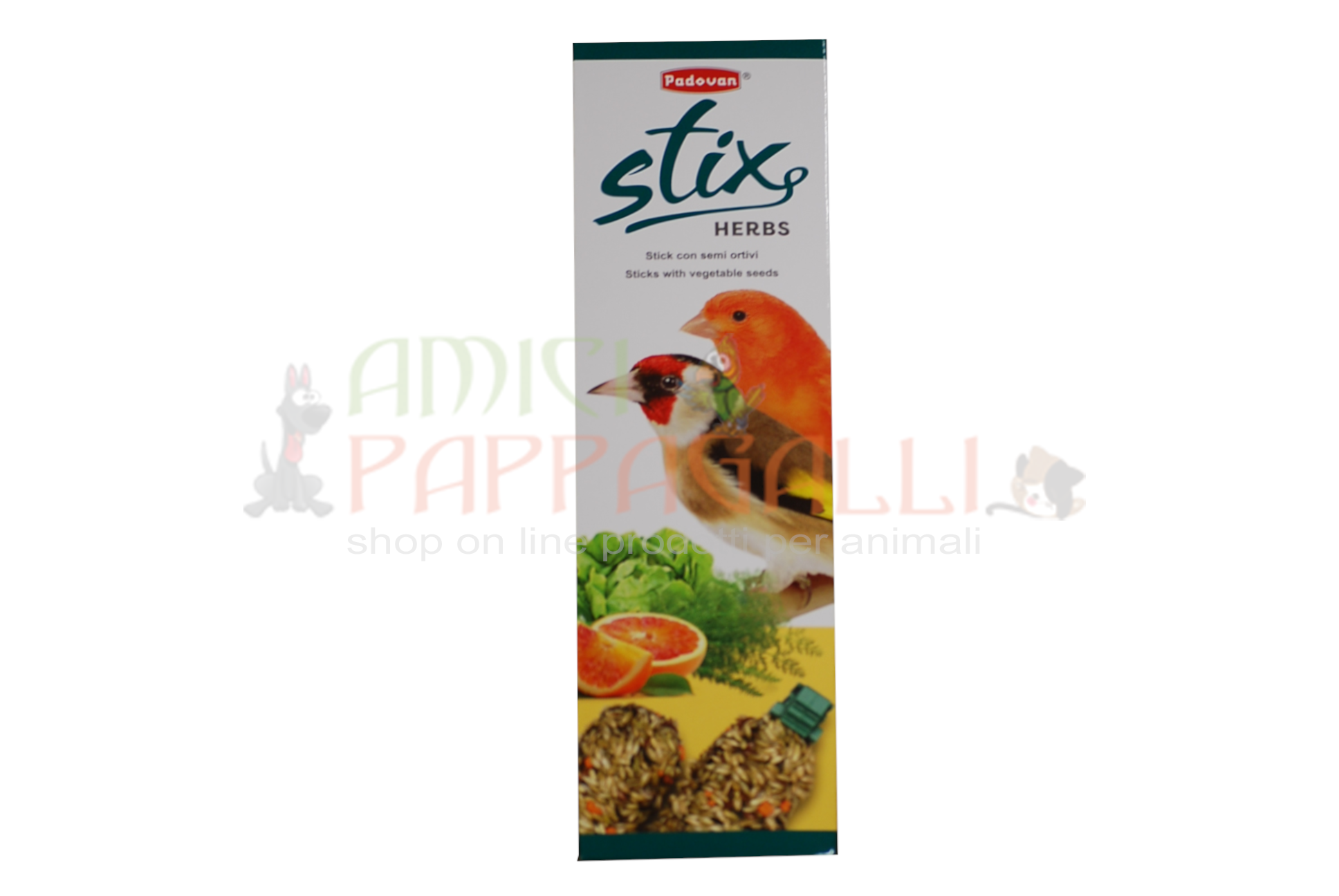 Padovan stix herbs per canarino e cardellino