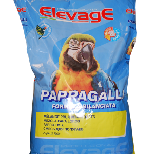 elevage pappagalli basic 15kg mangime per pappagalli di media taglia e grande taglia