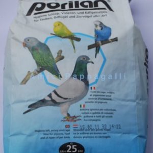 lettiera porilan per fondo gabbia uccelli disinfettante