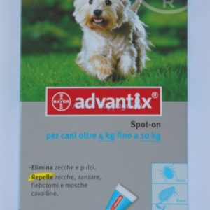bayer advantix spot on antiparassitario cani oltre 4-10kg