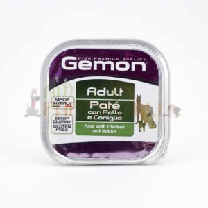Gemon Dog Patè con Pollo e Coniglio Adult per cani adulti