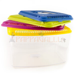 acquario in plastica per pesci rossi con panorama misura large imac