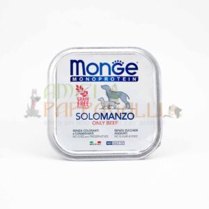 alimento umido per cani adulti monoproteico formula grainfree, senza coloranti e conservanti