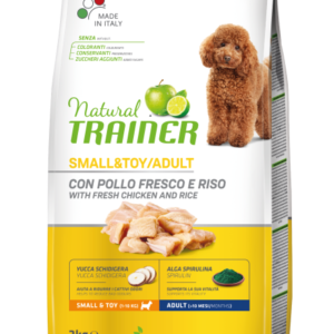 natural trainer con pollo fresco e riso cani taglia piccola small toy