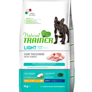 natural trainer light con tacchino mini adult carni bianche