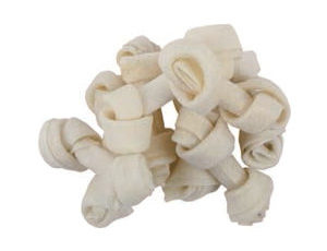 ossicini pelle bufala bianco per cane tasty skin