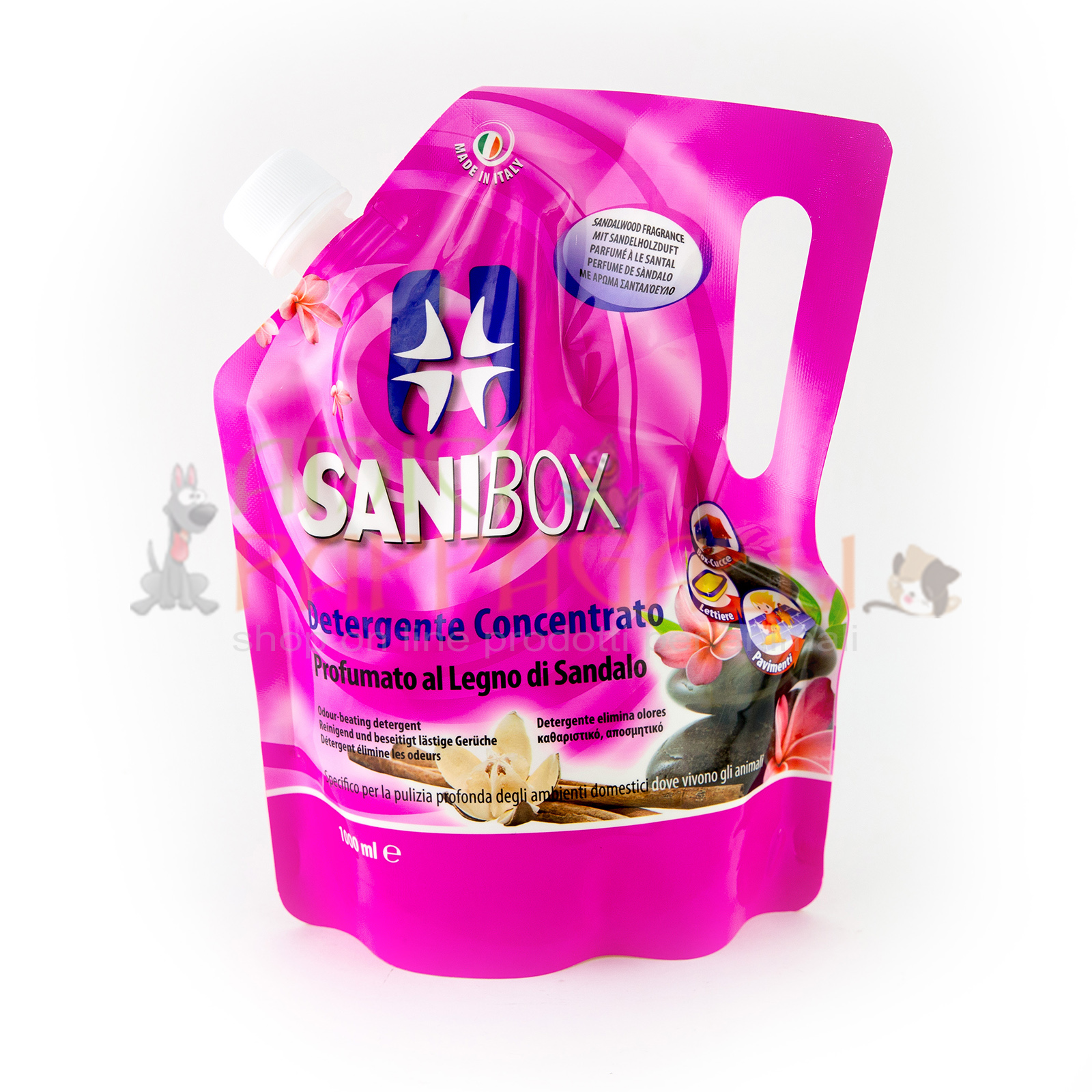Sanibox detergente igienizzante per pavimenti e per ambienti