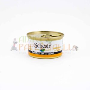 schesir cat tonnetto con aloe per gatti adulti umido alimento