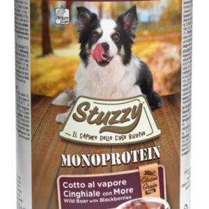 stuzzy monoprotein cinghiale cane