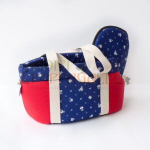 borsa trasportino per cane taglia media in tessuto stampa coreografica, per passeggiate