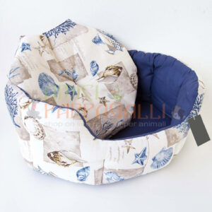 Cucce Made in Italy, esagonale, divanetto Gimby prodotto completamente confezionato in Italia