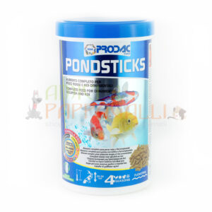 prodac pondsticks mangime per pesci rossi e da laghetto e acquario, karpe koi e pesci ornamentali acqua dolce in pellet