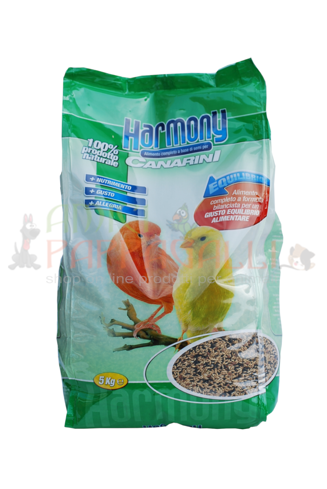 harmony canarini 5kg mangime miscela per canarino