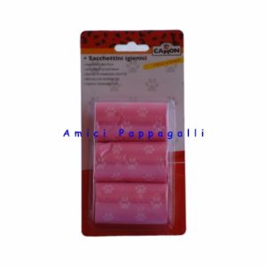 sacchetti ricambio colorati per escrementi dei cani camon