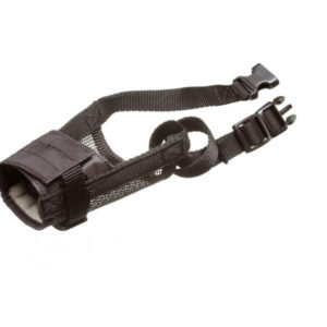 museruola nylon regolabikle con strap per cani tg m camon