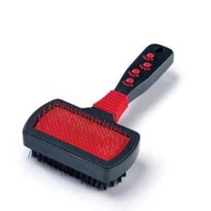 spazzola cardatore doppia per cane