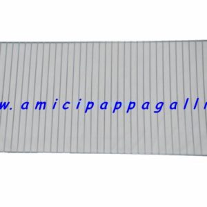 griglia cm 45 per gabbia castello o razziera da 45 cm x h 120 cm domus molinari, per uccelli, canarini, esotici e pappagalli