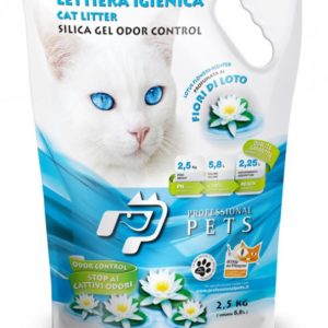 lettiera fiori di loto in gel di silicio professional pets