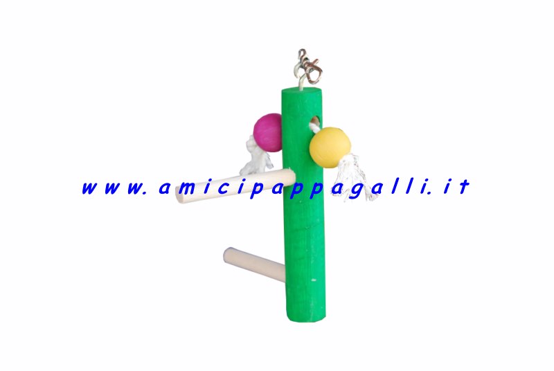 gioco dondolo per pappagallini