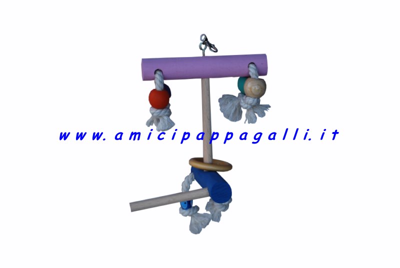 altalena gioco per pappagalli