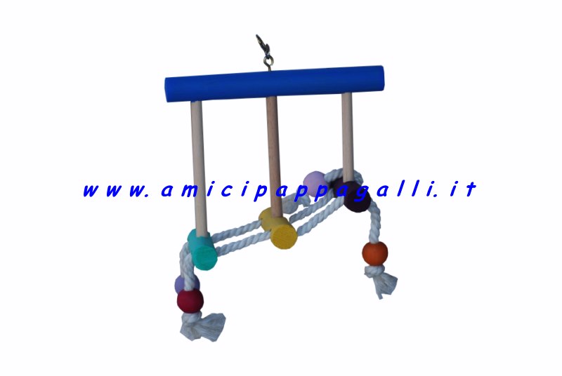 gioco a scaletta per canarini e pappagalli
