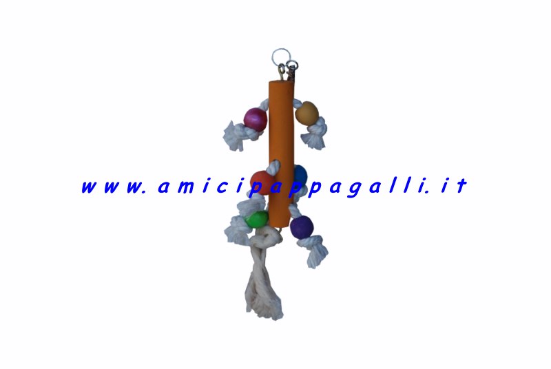 gioco in corda sisal per pappagalli e inseparabili