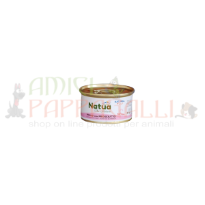 Natua Kitten Pollo con Prosciutto 85g - cibo umido in jelly per gattini