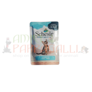 Schesir Kitten care 3-12 mesi Tonnetto jelly 85g gattini cuccioli