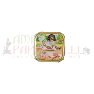 Stuzzy Patè Tacchino Piselli Carote 150 cane adulto alimento umido