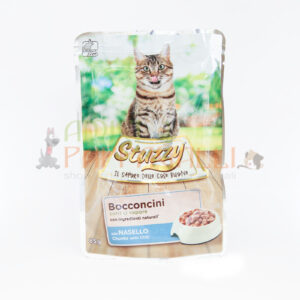 cibo umido gatti bocconcini stuzzy nasello