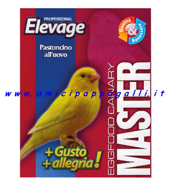 elevage master pastone all'uovo per canarini