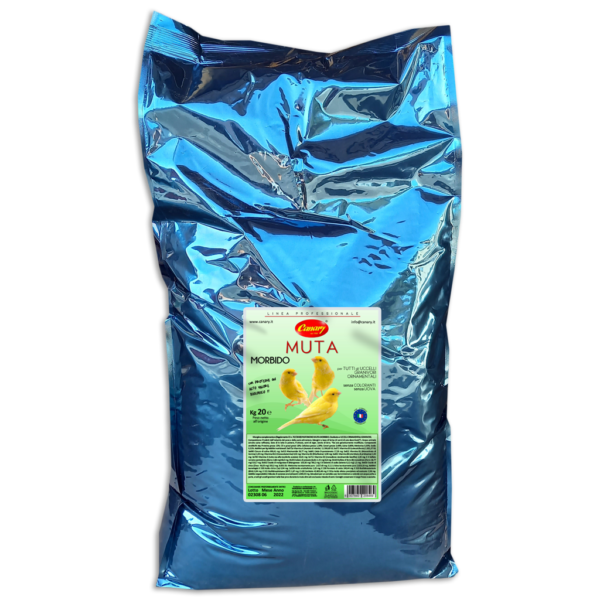 Muta 5kg canary pastoncino morbido per canarini e uccelli