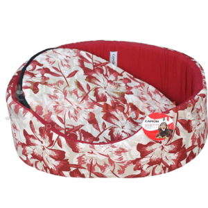 camon cuccia in tessuto da interno floreale per cani e gatti