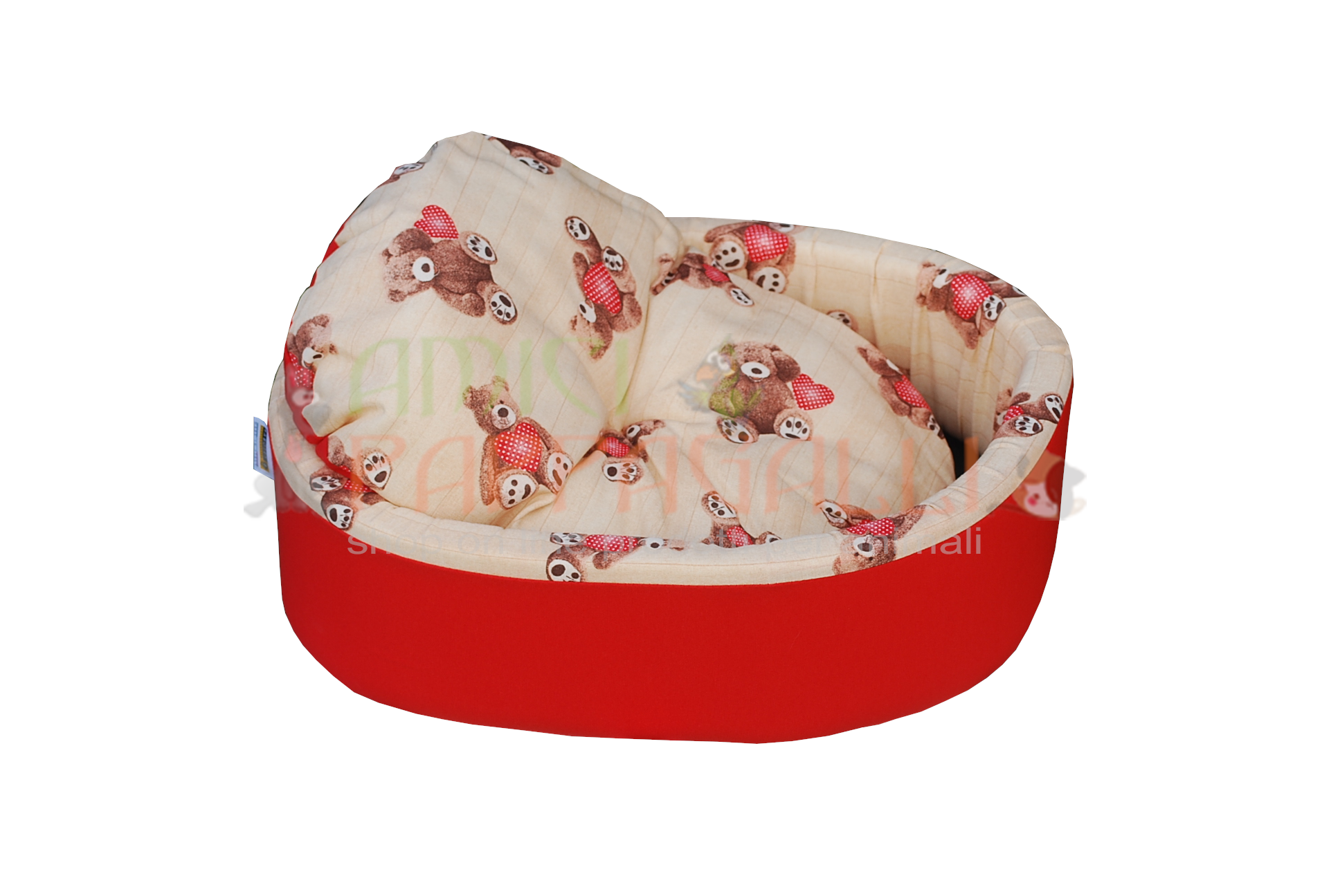 Fabotex cuccia da interno floreale per cani e gatti