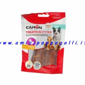barrette anatra snack per cani camon