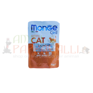 Monge salmone kitten cibo umido gattini