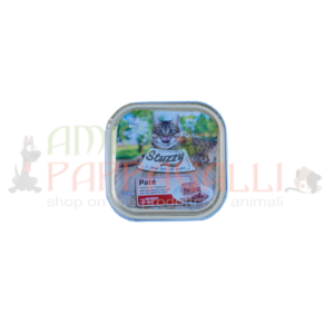 stuzzy patè manzo cibo umido gatti adulti