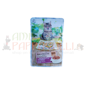 stuzzy prosciutto vitello cibo umido gatti