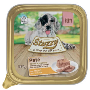 stuzzy patè puppy pollo