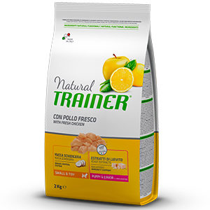 Natural Trainer Adult Mini con manzo e riso alimento secco per cani taglia piccola cuccioli