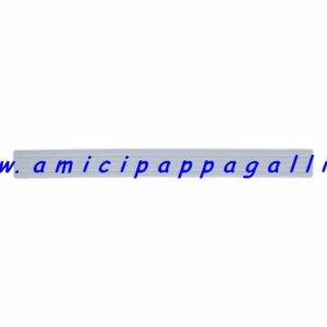 bandina in plastica cm 60 per la gabbia da 120 cm per parrocchetti, canarini, pappagalli