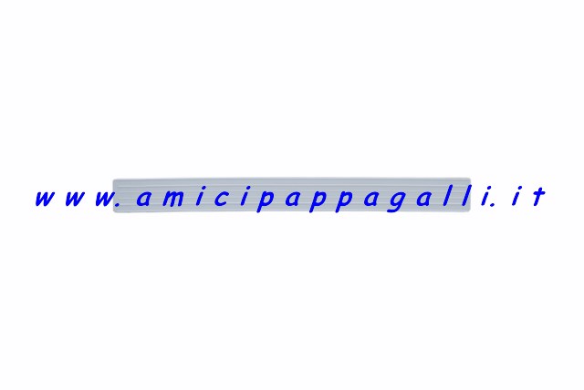 bandina in plastica cm 60 per la gabbia da 120 cm per parrocchetti, canarini, pappagalli