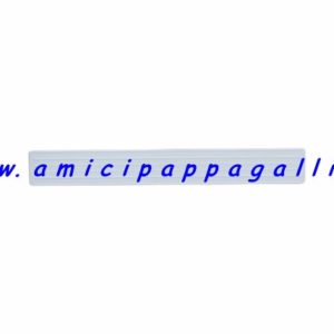 bandina/paletto in plastica cm 45 per gabbia per parrocchetti, canarini, pappagallini, esotici