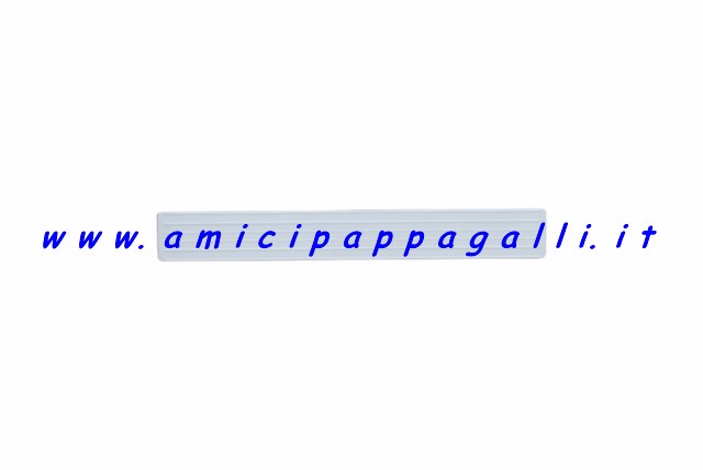 bandina in plastica cm 45 per la gabbia da 90 cm della ditta Domus Molinari per parrocchetti, canarini, pappagalli