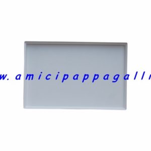 domus molinari il fondo in plastica cm 60 per la gabbia da 120 cm, per volatili, uccelli, canarini, esotici e pappagalli