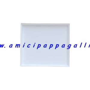 fondo in plastica cm 45 per gabbia da 90 cm domus molinari, per uccelli, canarini, esotici e pappagalli