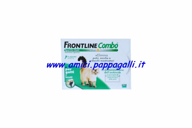 frontline combo gatto spot on 4 pipette antiparassitari per gatti e furetti